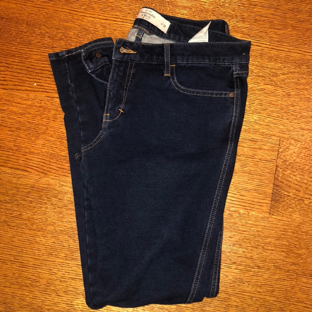 Abercrombie and Fitch blue jeggings